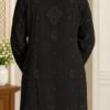 Kairi Ki Kala in Black - hand-embroidered Chikankari by Unique Creation
